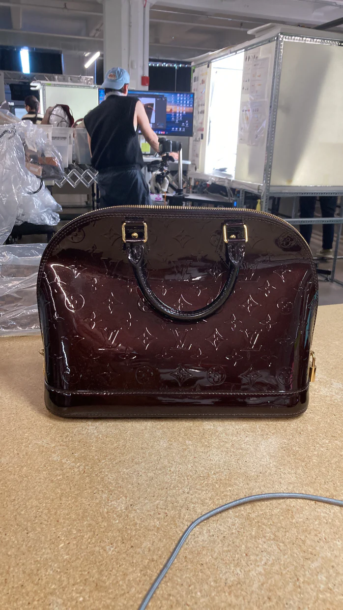 Alma Handbag Monogram Vernis PM - Deep Luxury