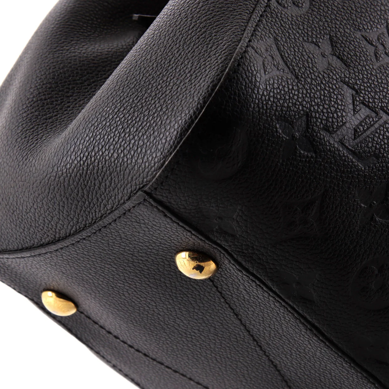 Montaigne Handbag Monogram Empreinte Leather GM - Deep Luxury