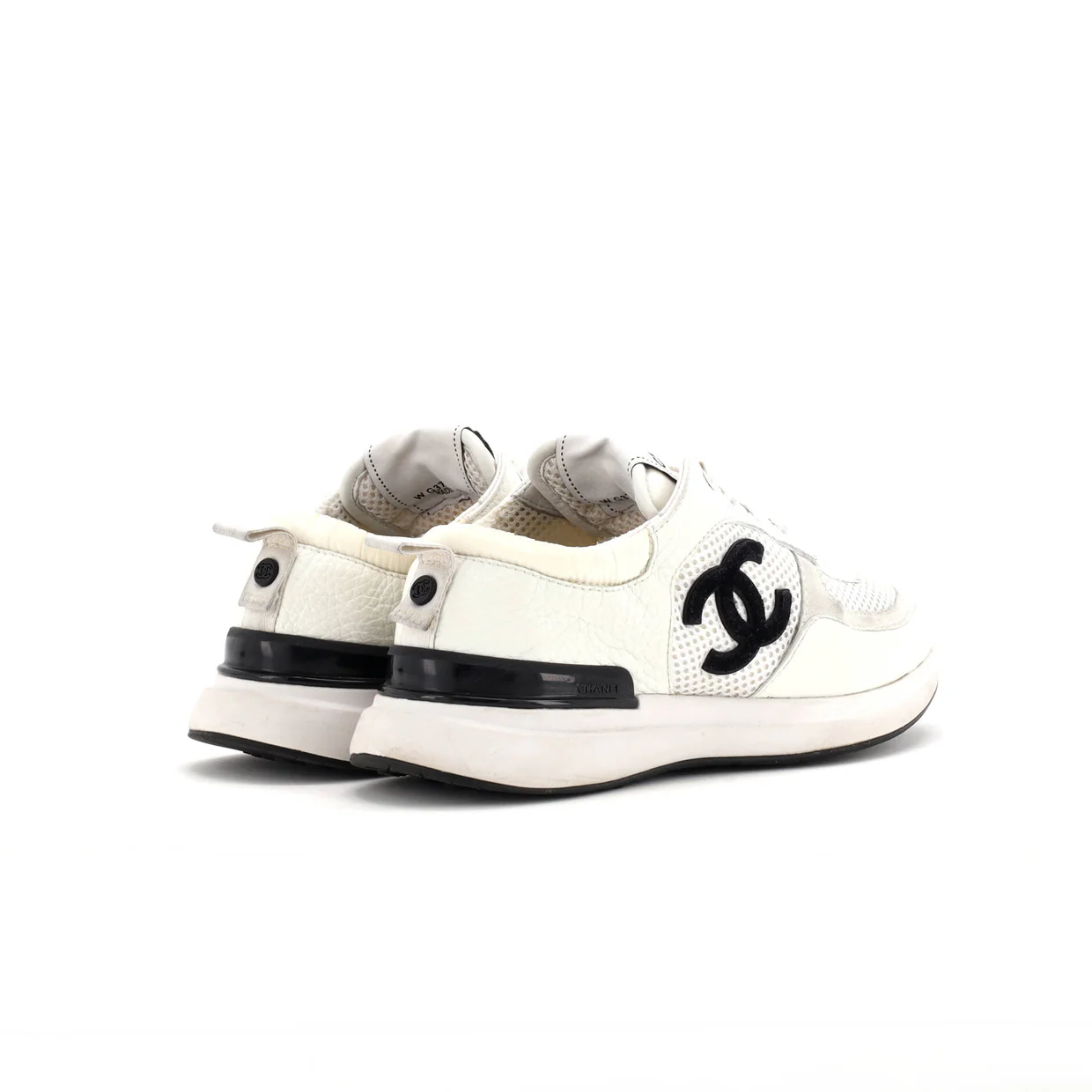 Women's CC Low-Top Sneakers Leather and Mesh - Deep Luxury