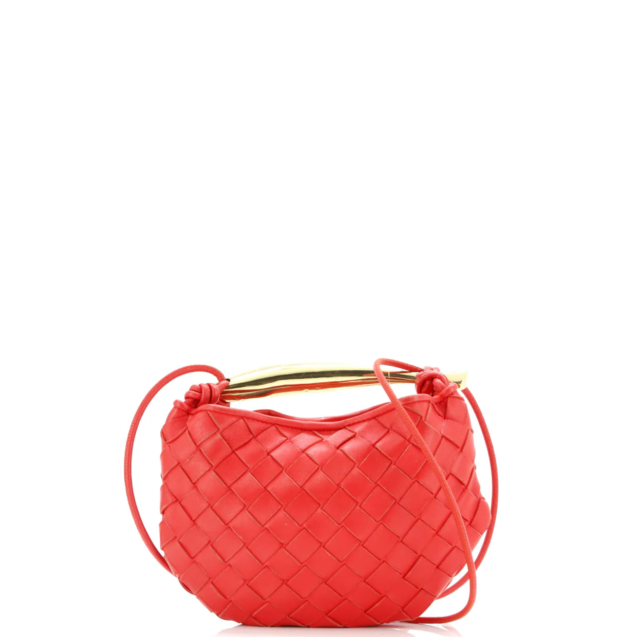 Sardine Top Handle Bag Intrecciato Nappa Mini - Deep Luxury