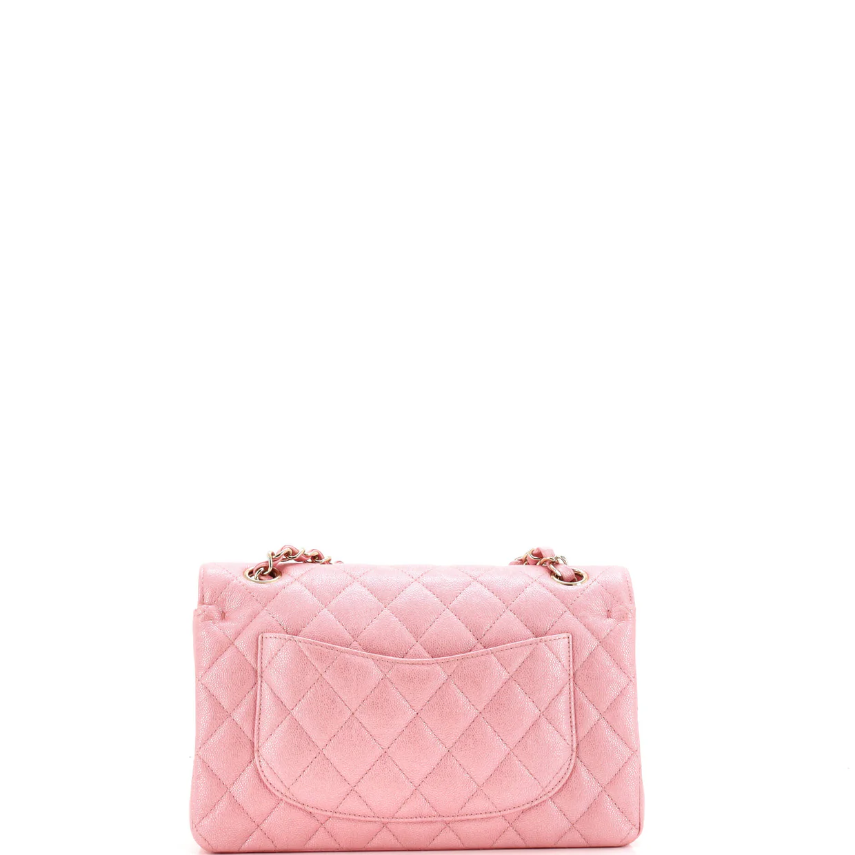 Classic Double Flap Bag Quilted Iridescent Caviar Small - Deep Luxury