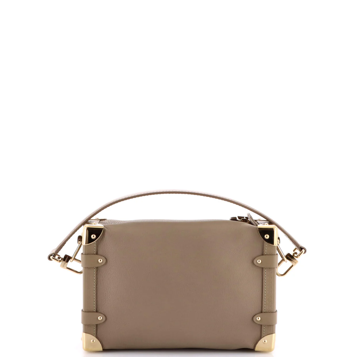 Side Trunk Handbag Taurillon Leather MM - Deep Luxury