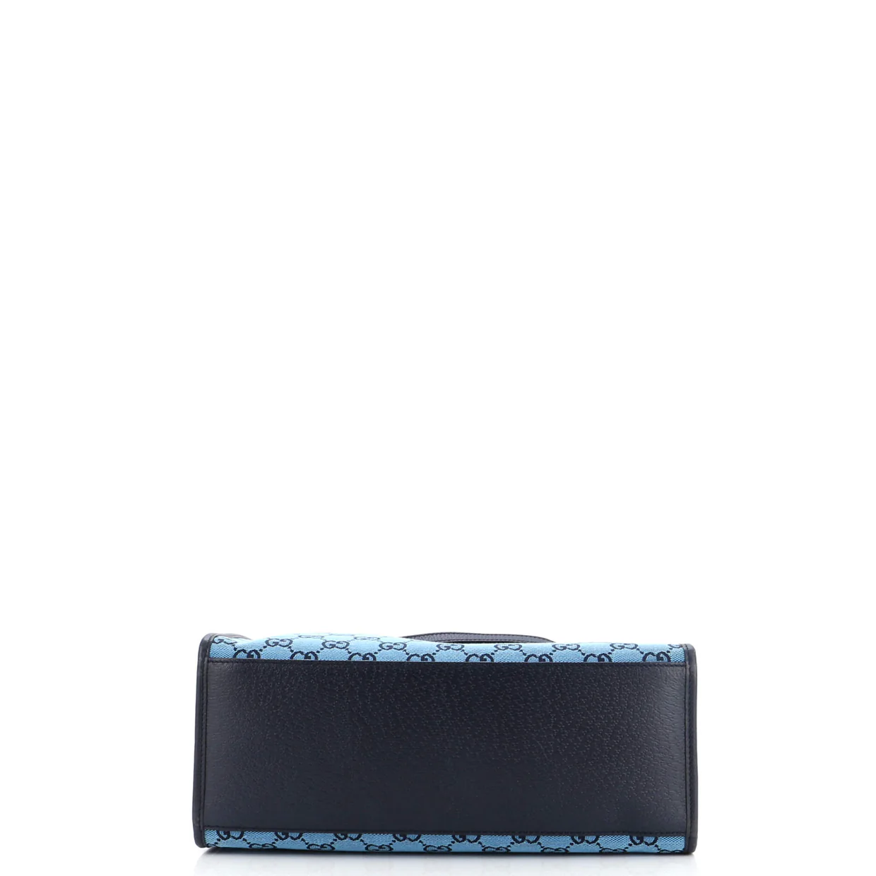 Structured Top Handle Open Tote GG Canvas Small - Deep Luxury