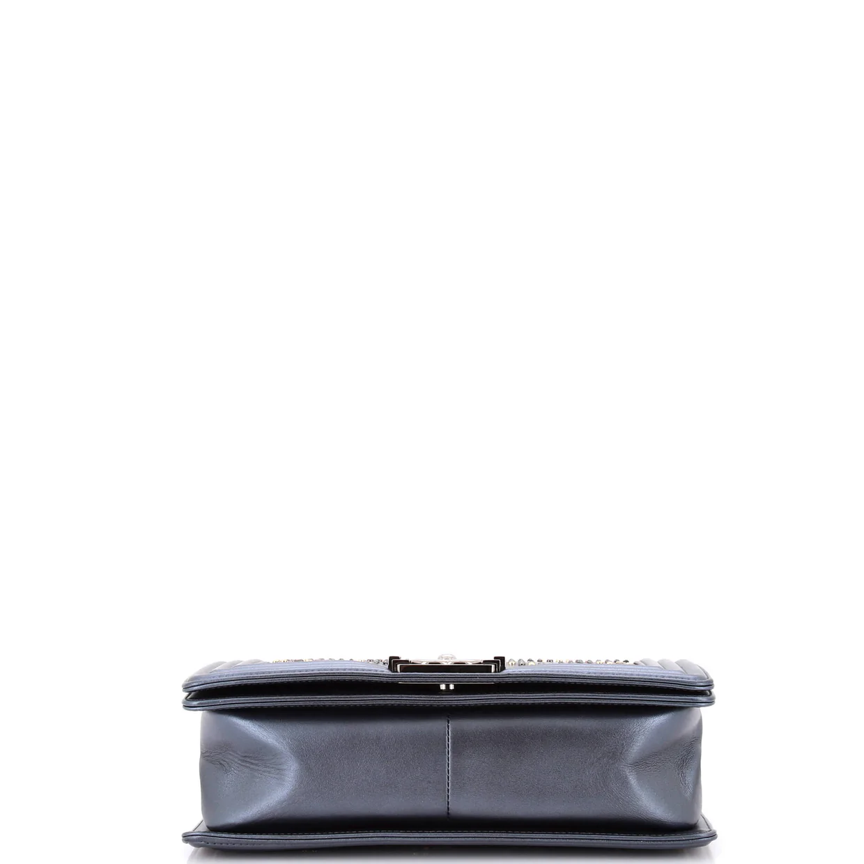 Boy Flap Bag Studded Leather Old Medium - Deep Luxury