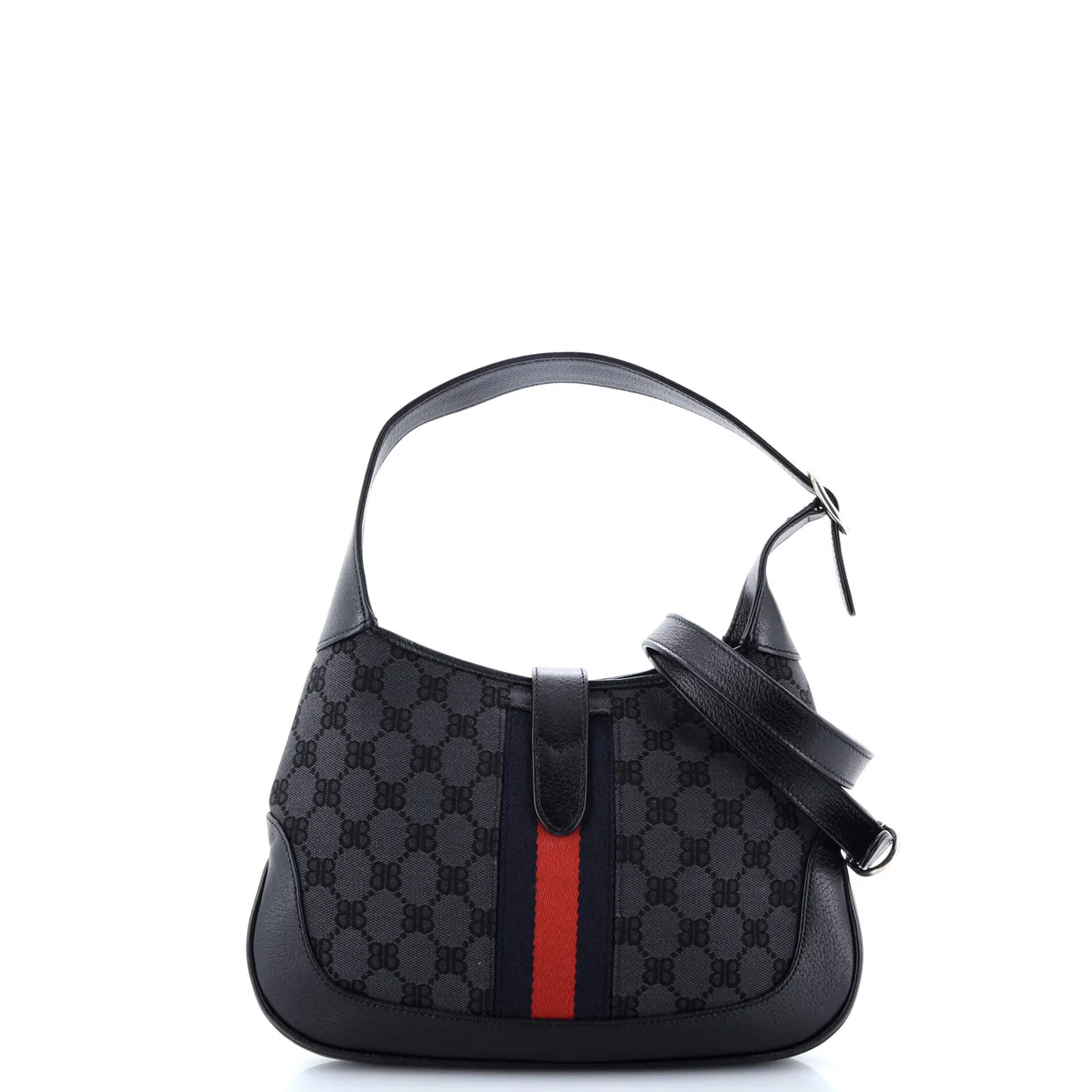 x Gucci The Hacker Project Jackie 1961 Hobo BB Canvas Small - Deep Luxury