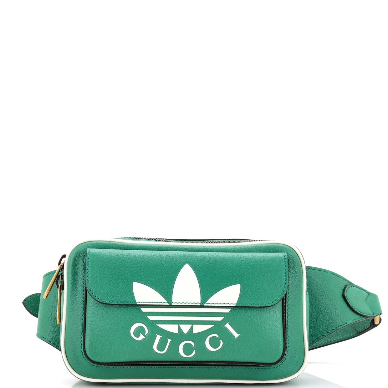 x adidas Zip Belt Bag Leather - Deep Luxury