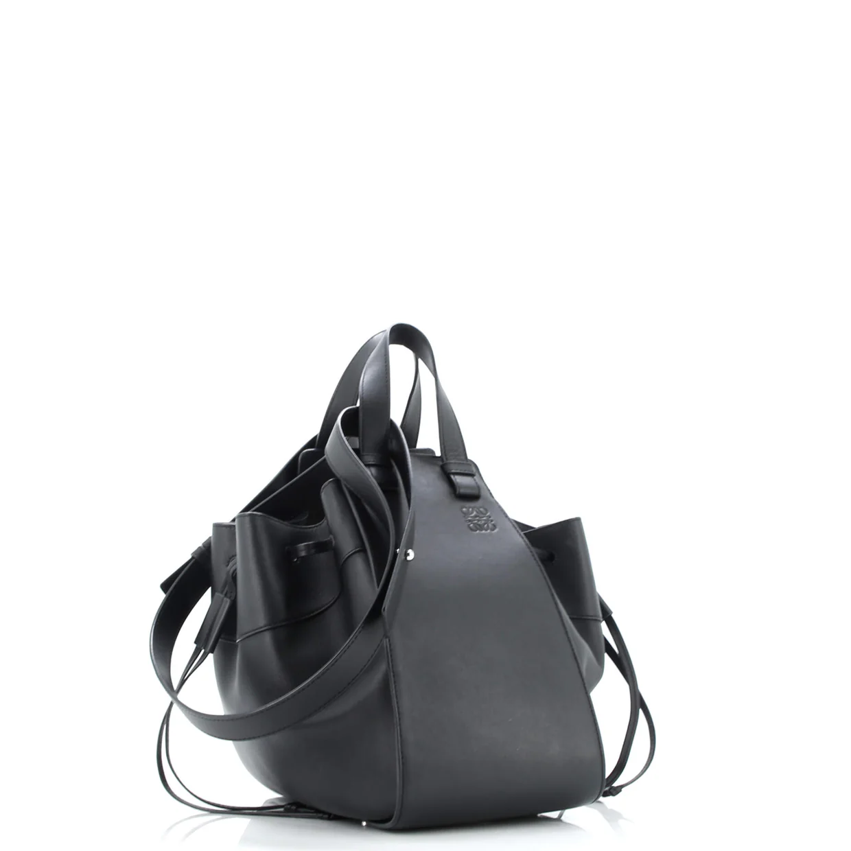 Hammock Bag Leather Small - Deep Luxury