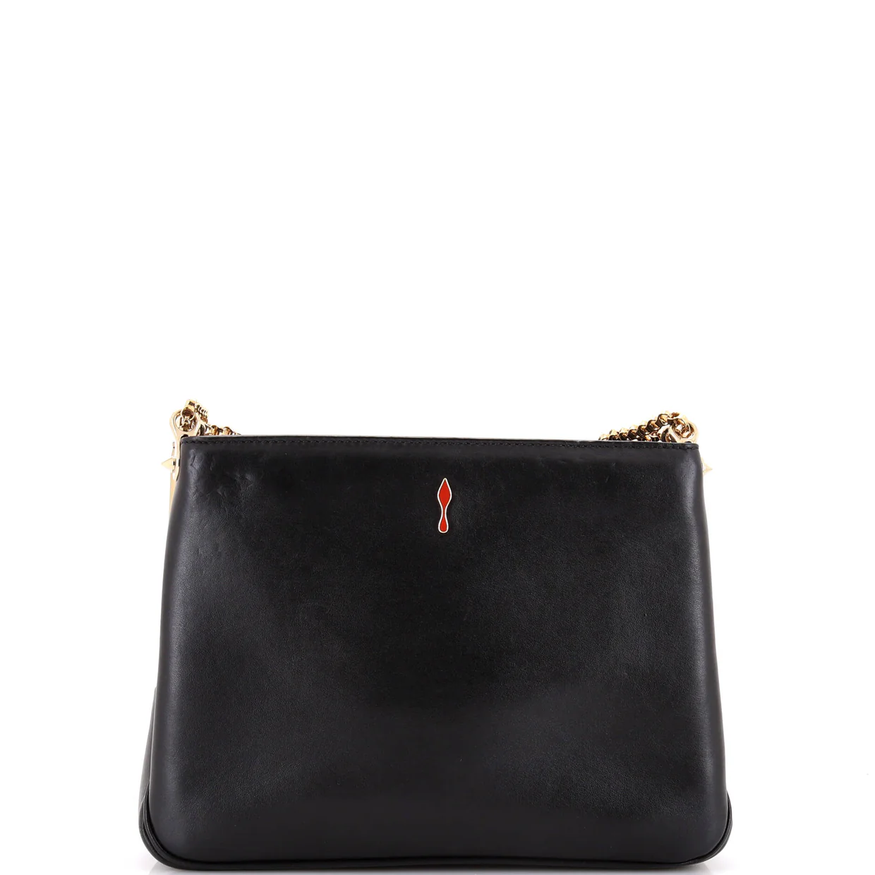 Triloubi Chain Bag Spiked Leather Small - Deep Luxury