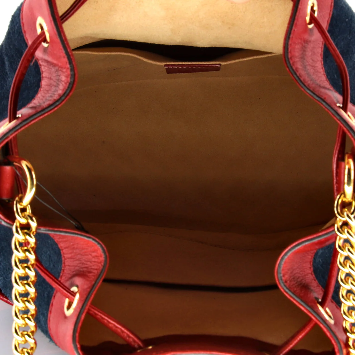 Rajah Bucket Bag Suede Medium - Deep Luxury