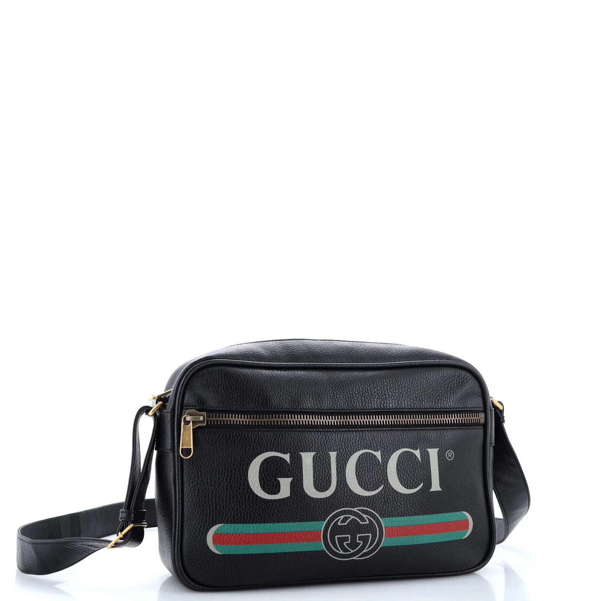 Logo Shoulder Bag Printed Leather - Deep Luxury