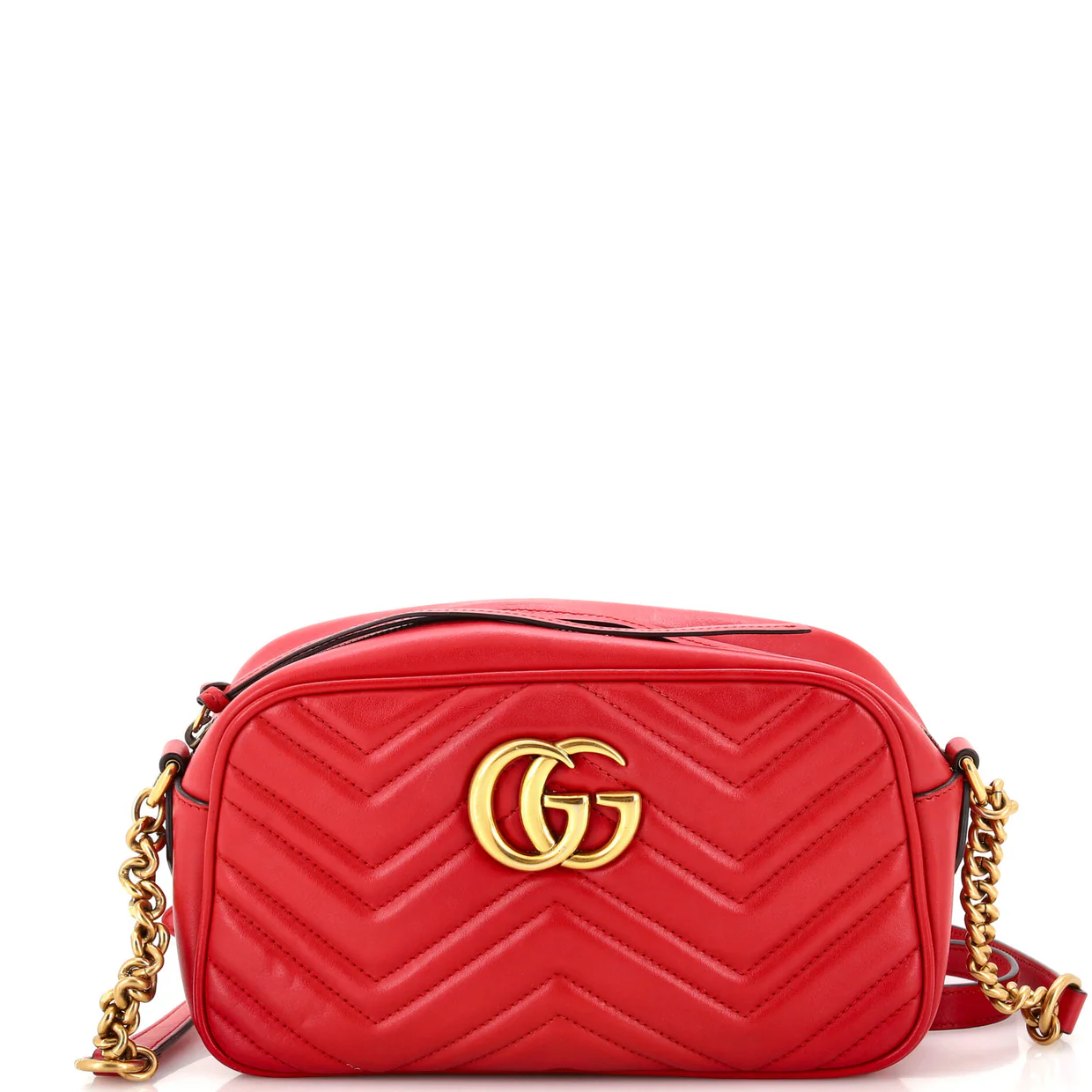 GG Marmont Shoulder Bag Matelasse Leather Small - Deep Luxury