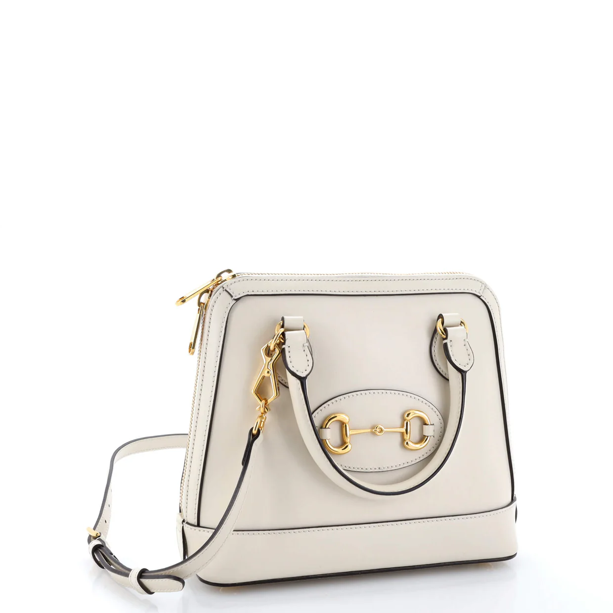 Horsebit 1955 Top Handle Bag Leather Small - Deep Luxury