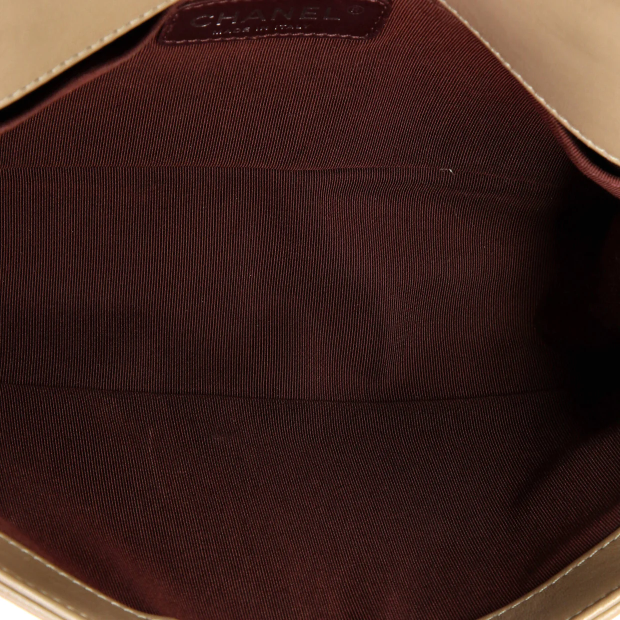 Boy Flap Bag Chevron Calfskin Old Medium - Deep Luxury