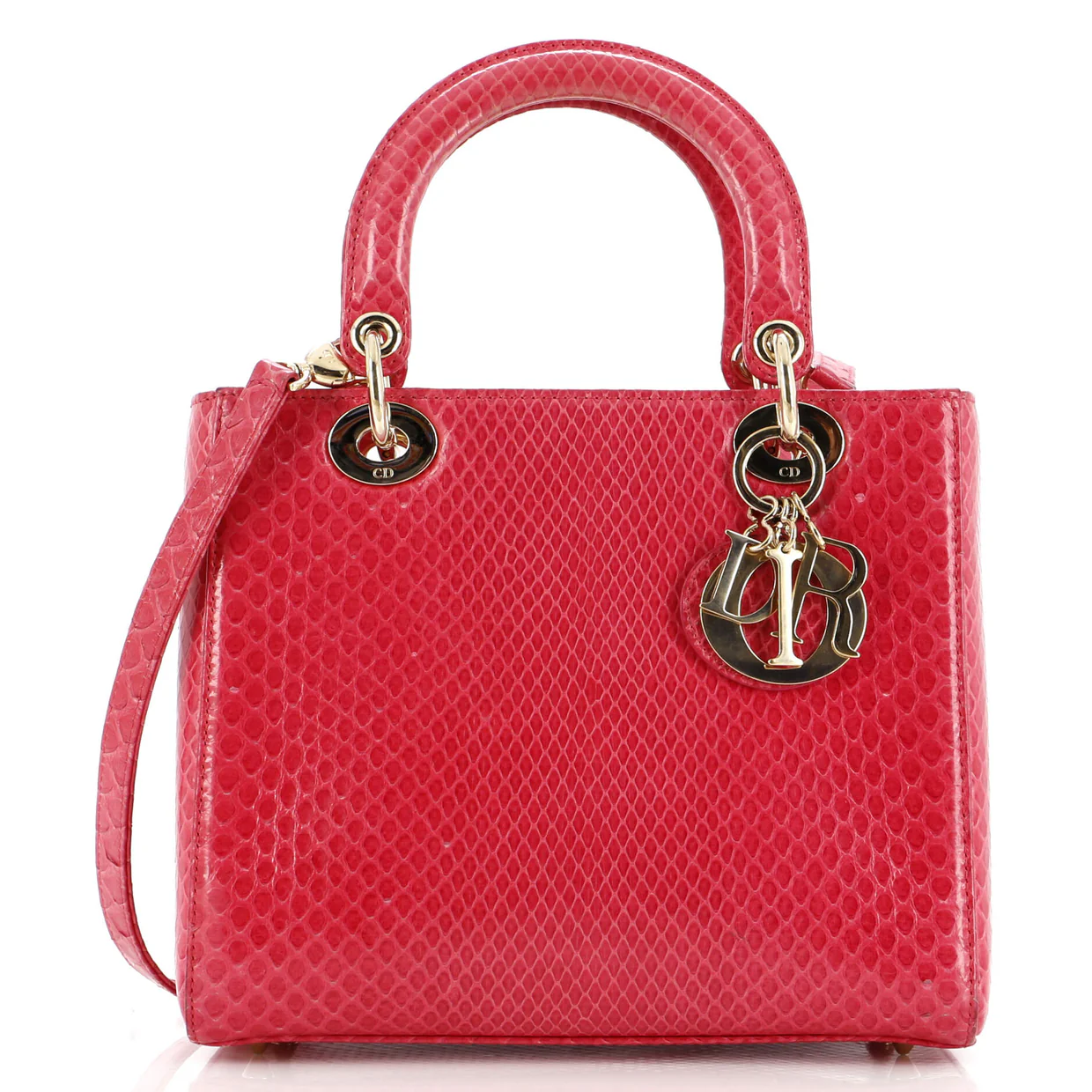 Lady Dior Bag Python Medium - Deep Luxury