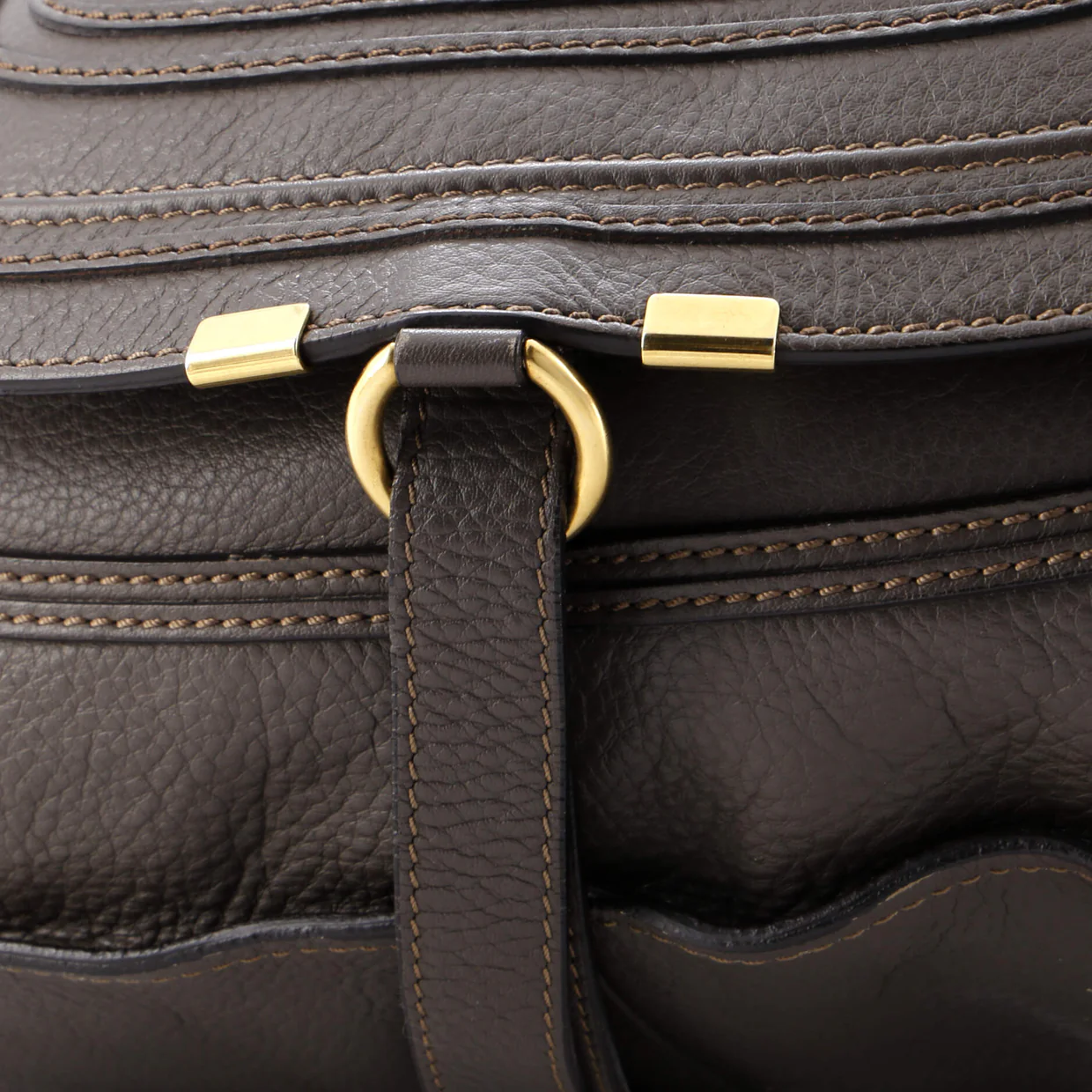 Marcie Satchel Leather Medium - Deep Luxury