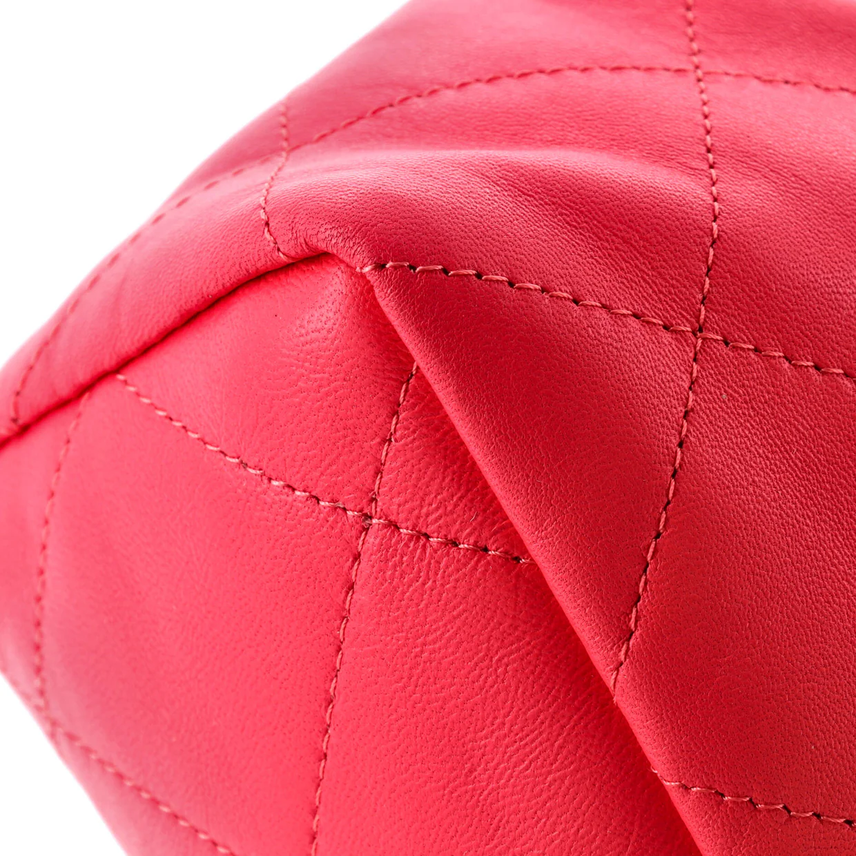 Resin Charms Chain Bucket Bag Quilted Lambskin Small - Deep Luxury