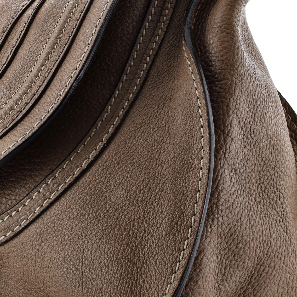 Marcie Satchel Leather Large - Deep Luxury