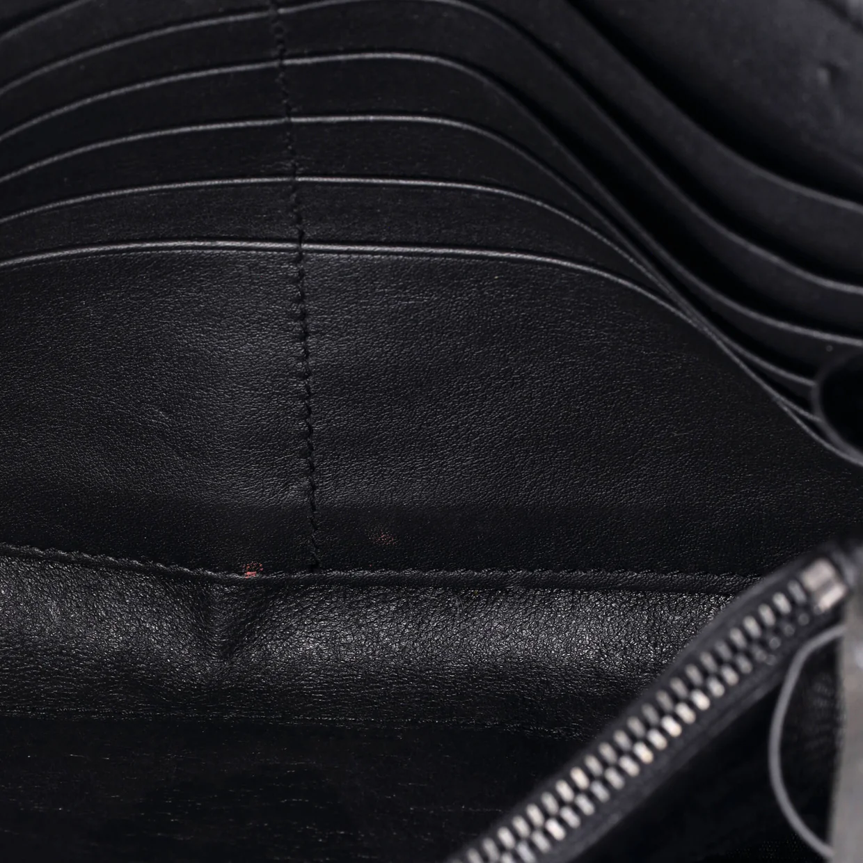 Classic Monogram Wallet on Chain Printed Leather - Deep Luxury