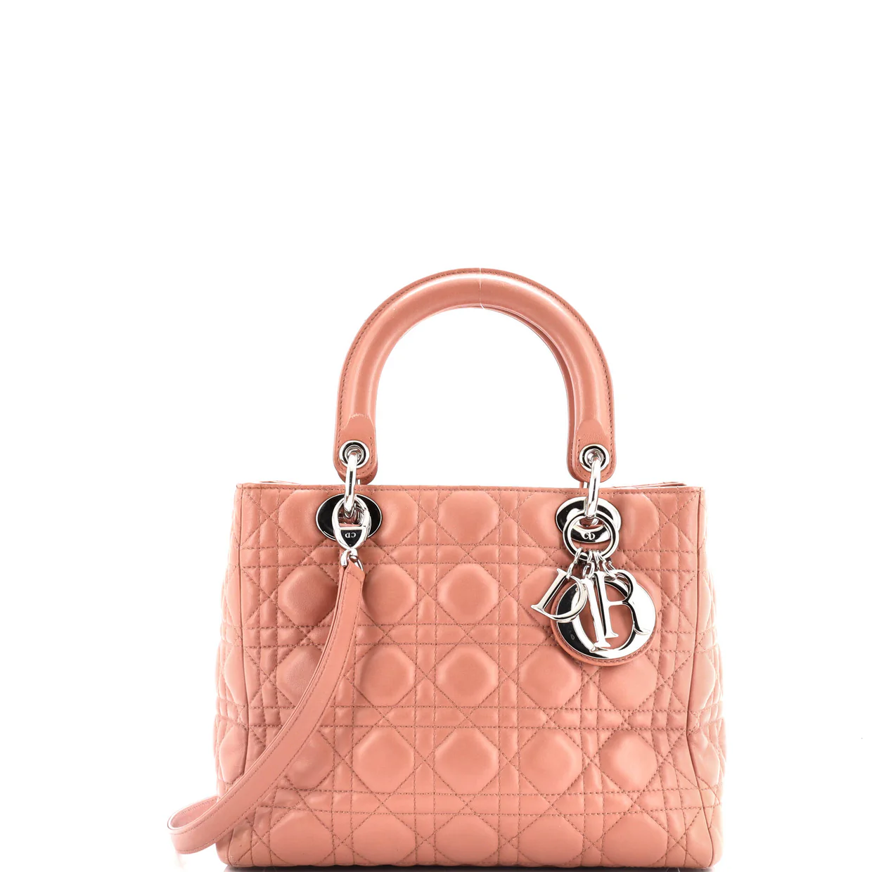 Lady Dior Bag Cannage Quilt Lambskin Medium - Deep Luxury