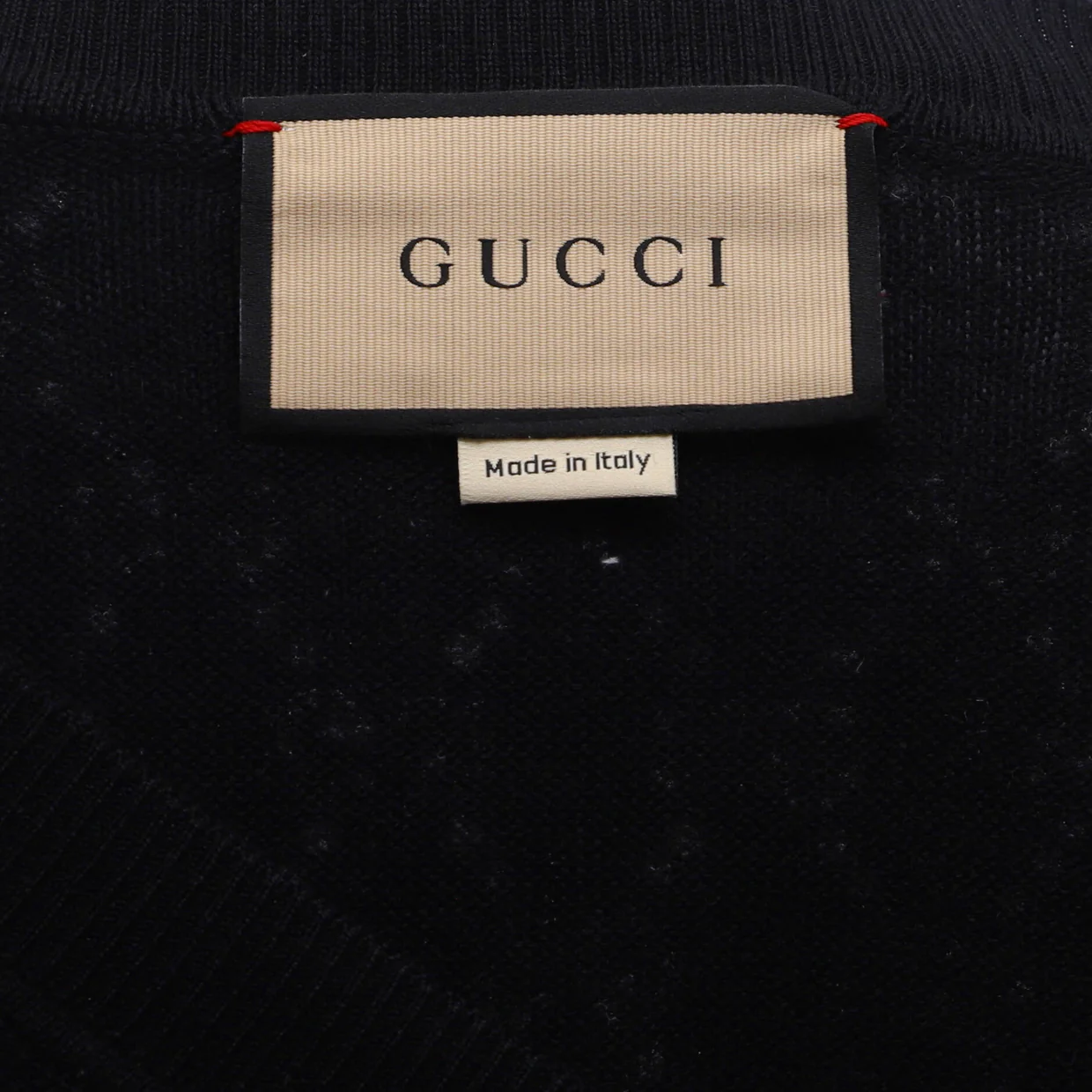 Women's V-Neck Cardigan GG Wool with Crystals - Deep Luxury