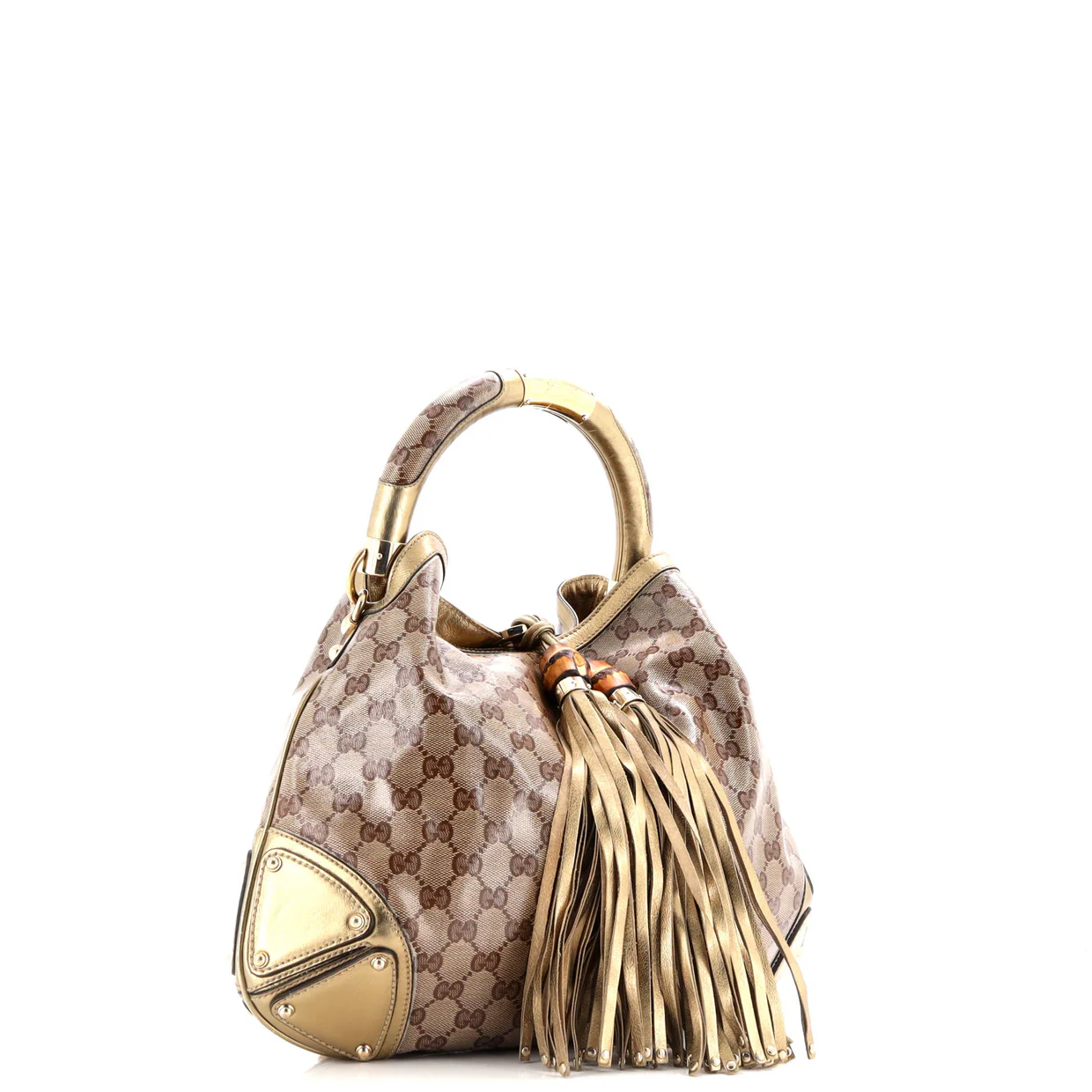 Indy Hobo GG Coated Canvas Medium - Deep Luxury