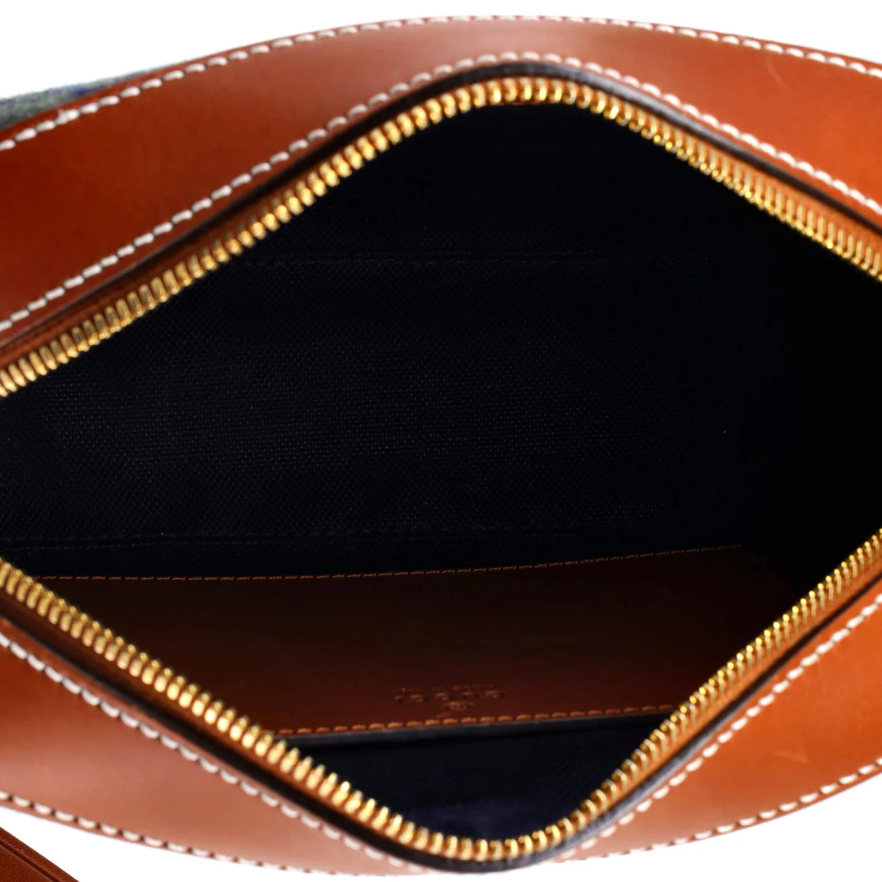 Off the Grid Camera Bag GG Wool and Leather - Deep Luxury