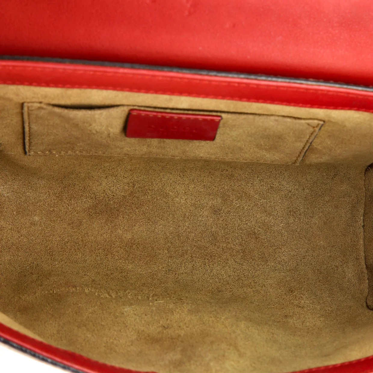 Padlock Shoulder Bag GG Coated Canvas and Leather Small - Deep Luxury