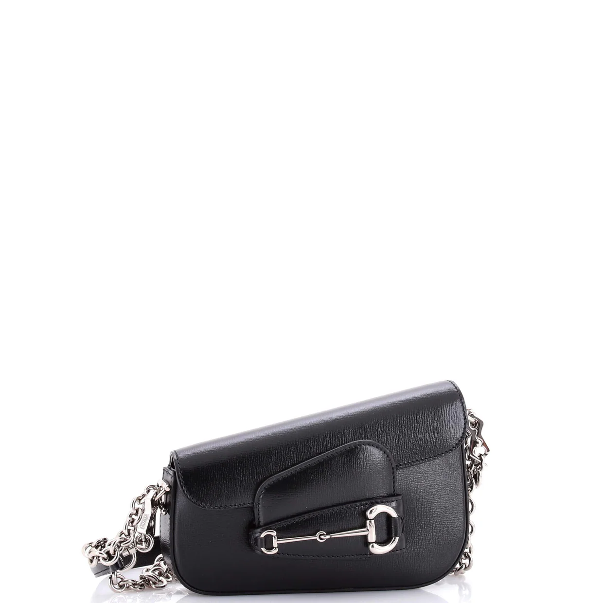 Horsebit 1955 Asymmetric Shoulder Bag Leather Mini - Deep Luxury