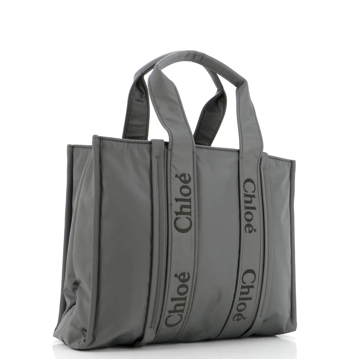 Woody Tote Recycled Nylon Large - Deep Luxury