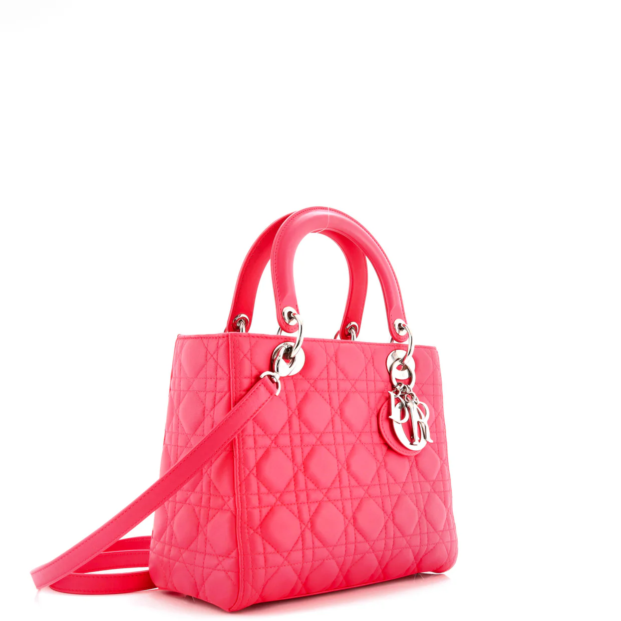 Lady Dior Bag Cannage Quilt Lambskin Medium - Deep Luxury