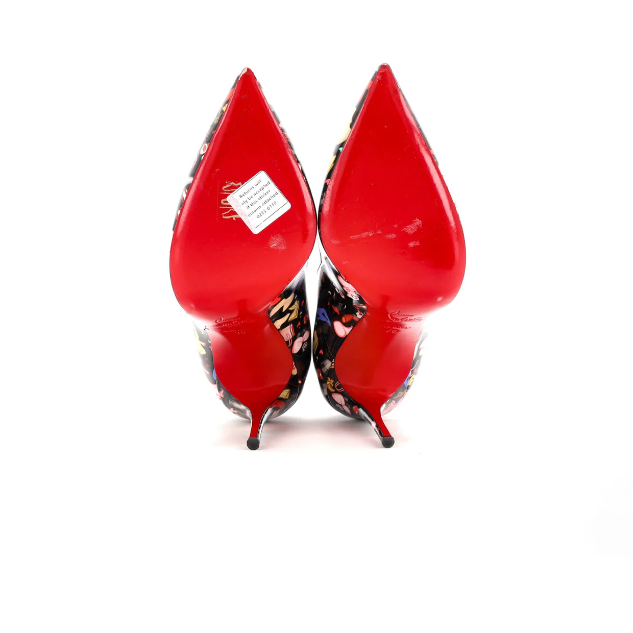 Women's Hot Chick Pumps Printed Patent 100 - Deep Luxury
