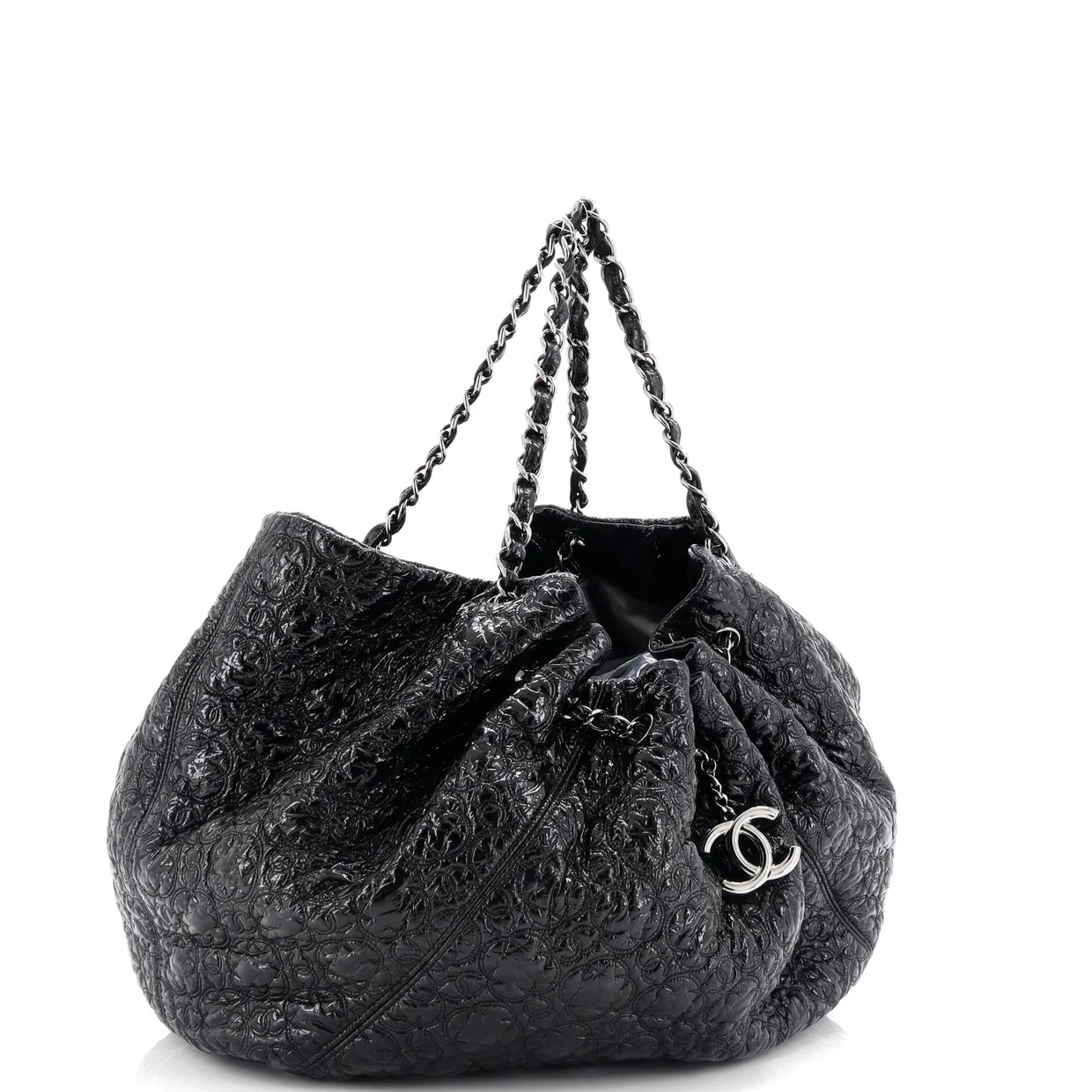 Rock In Moscow Cabas Patent Vinyl Large - Deep Luxury