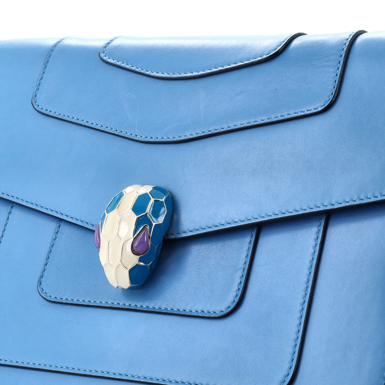 Serpenti Forever Square Shoulder Bag Leather Medium - Deep Luxury