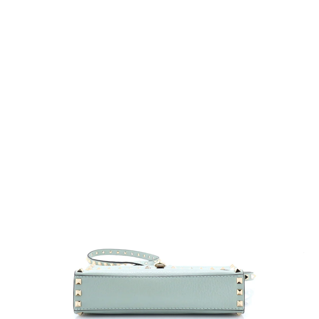 Rockstud Flip Lock Flap Bag Leather Medium - Deep Luxury