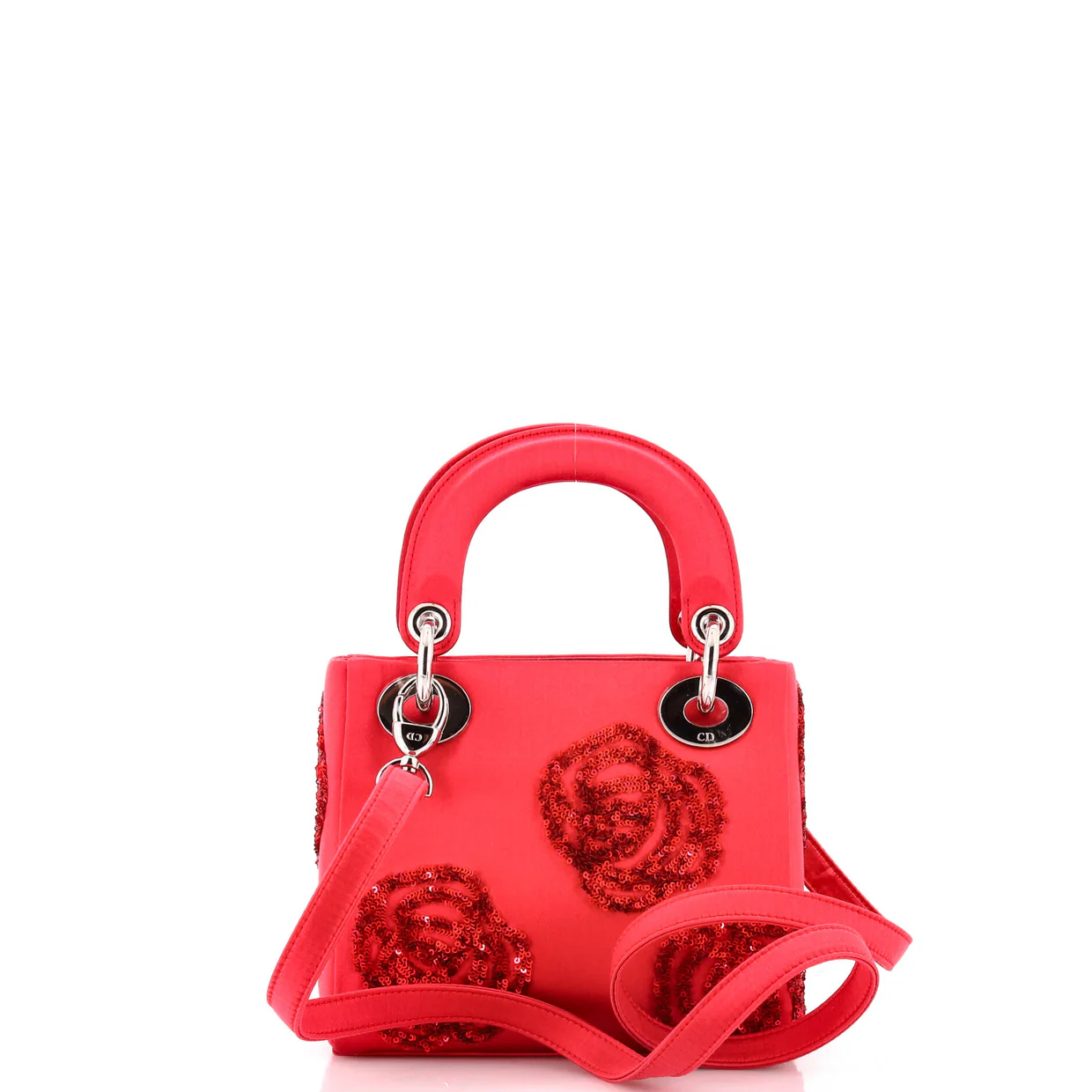 Lady Dior Bag Embellished Satin Mini - Deep Luxury