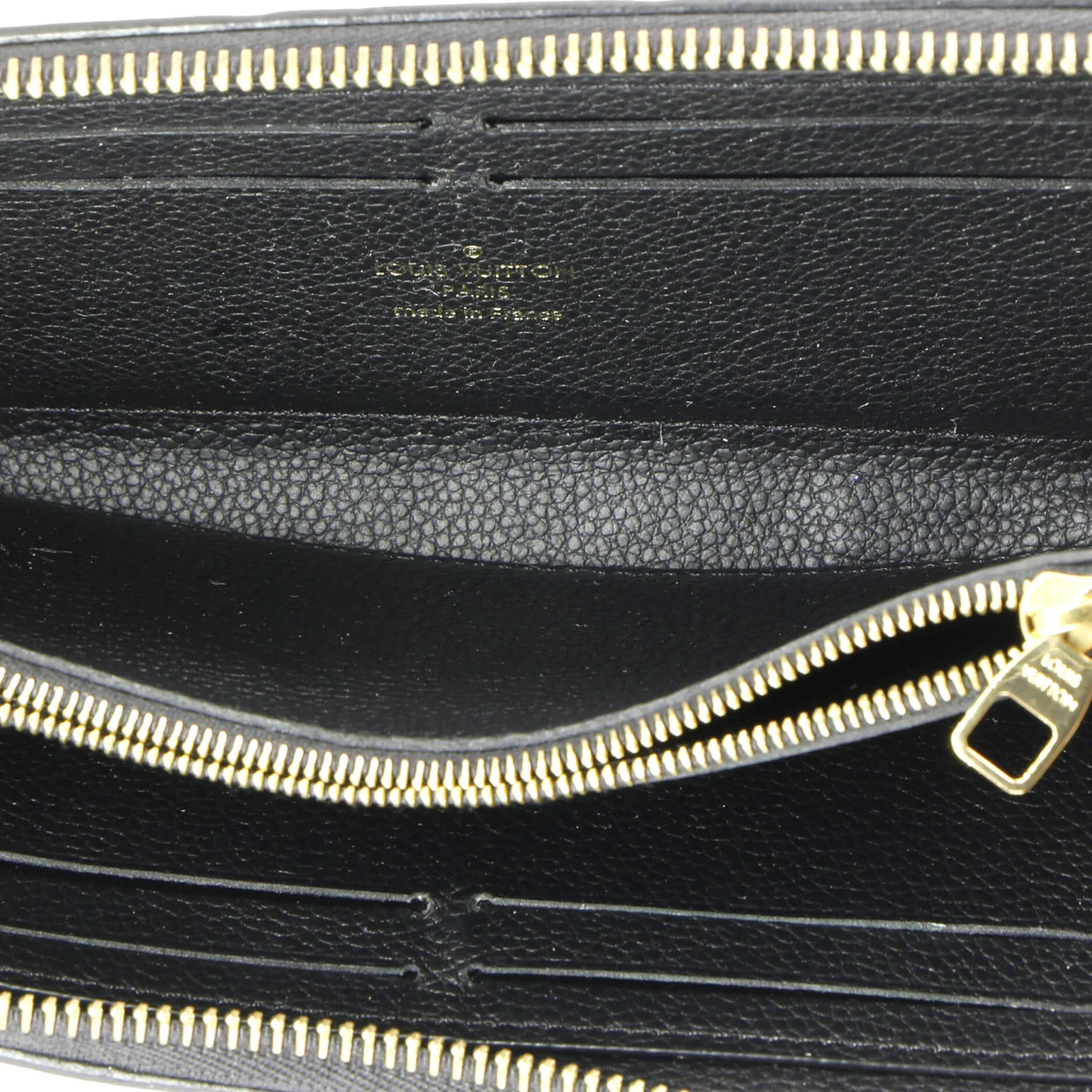 Clemence Wallet Monogram Empreinte Leather - Deep Luxury