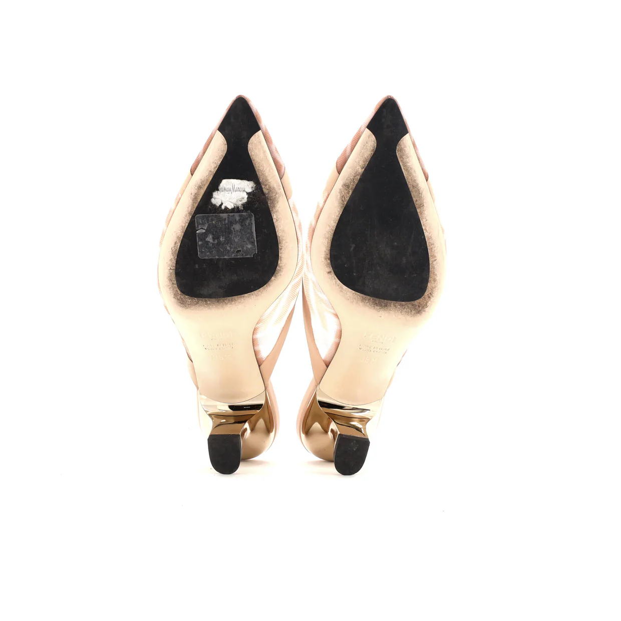 Women's Colibri Heeled Mules Zucca Mesh - Deep Luxury