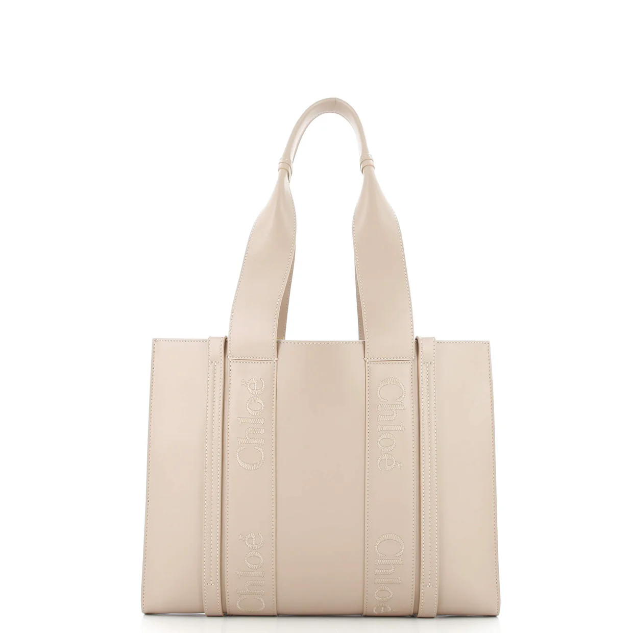 Woody Tote Leather Large - Deep Luxury