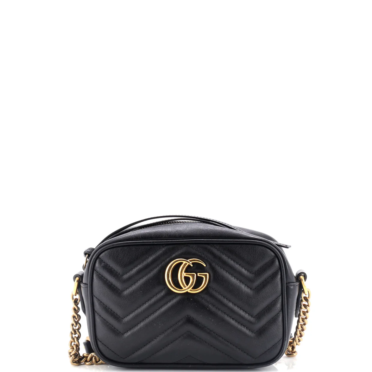 GG Marmont Shoulder Bag Matelasse Leather Mini - Deep Luxury