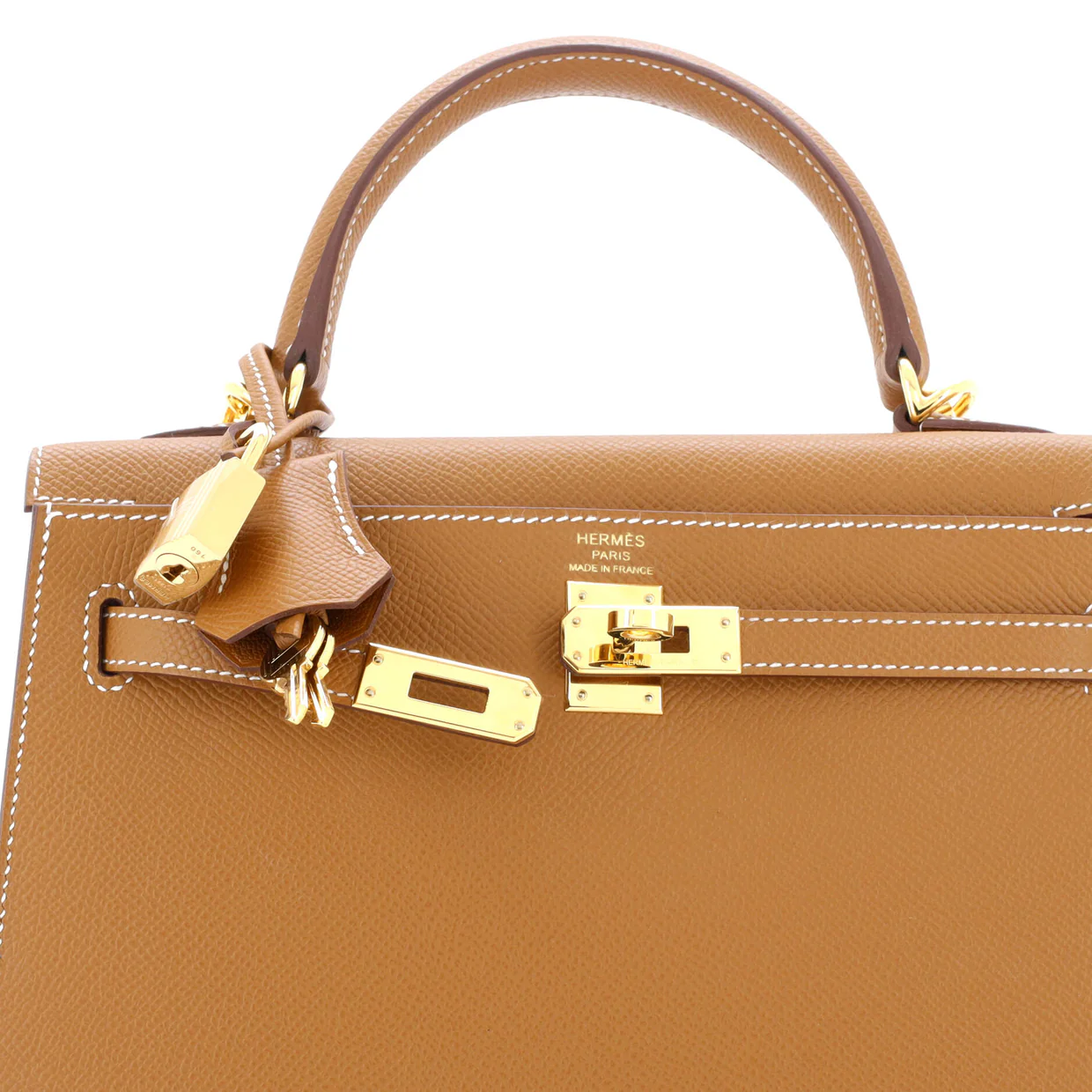 Kelly Handbag Gold Epsom with Gold Hardware 25 - Deep Luxury