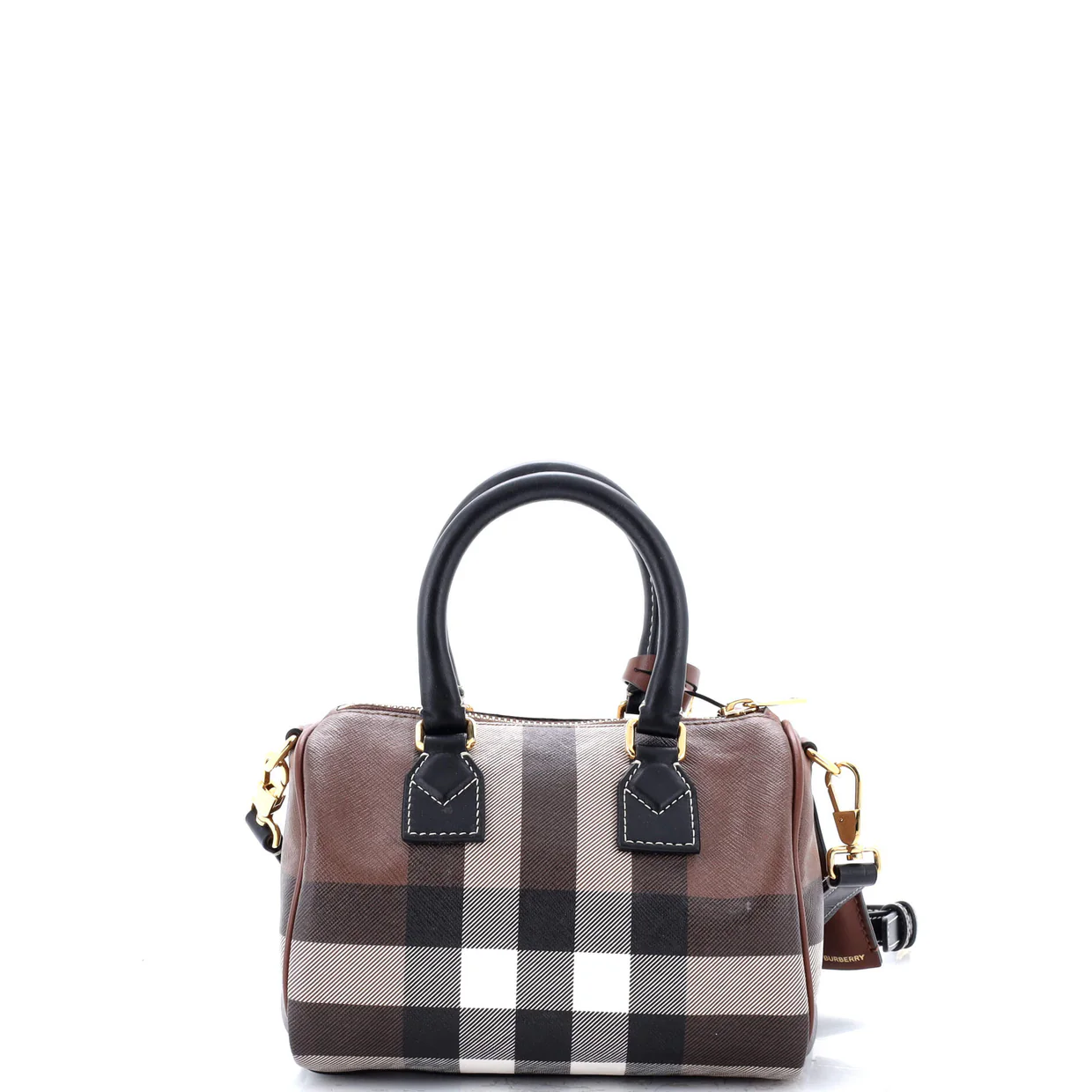 Bowling Bag Check E-Canvas Mini - Deep Luxury