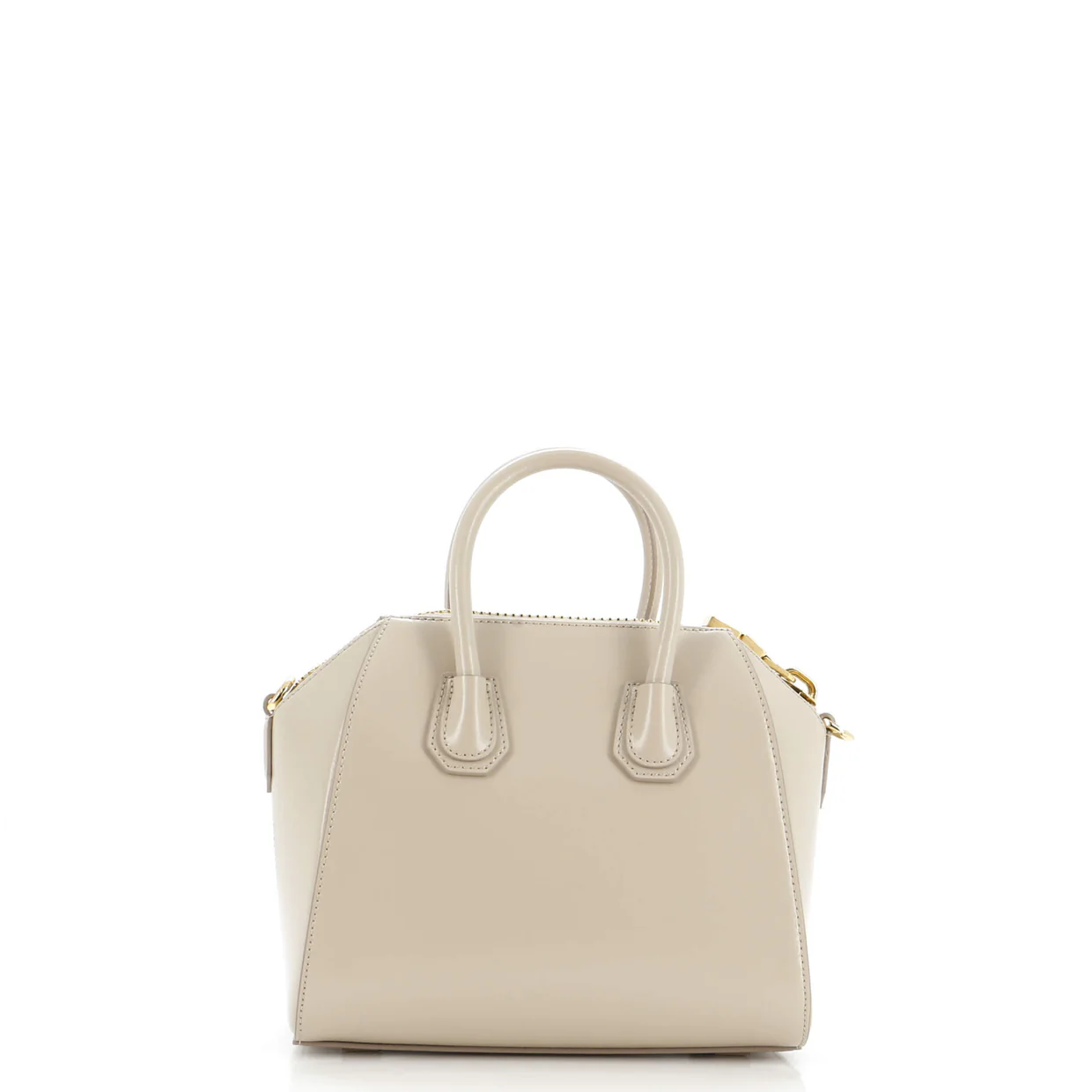 Antigona Bag Glazed Leather Mini - Deep Luxury