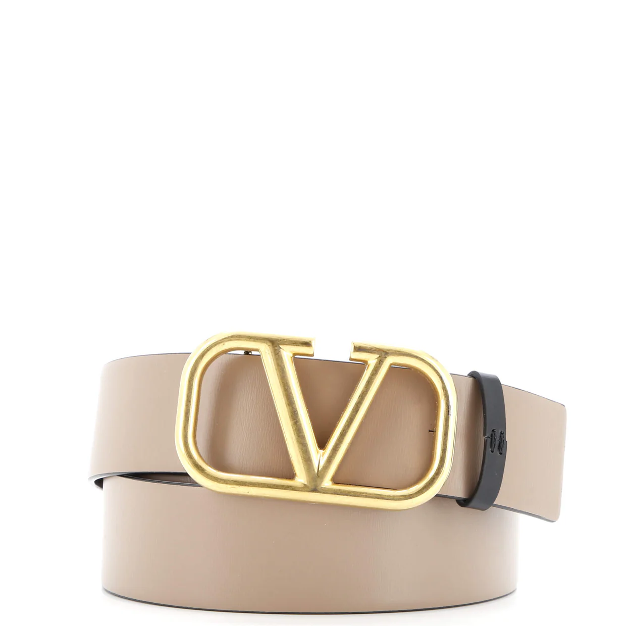 VLogo Reversible Belt Leather Wide - Deep Luxury