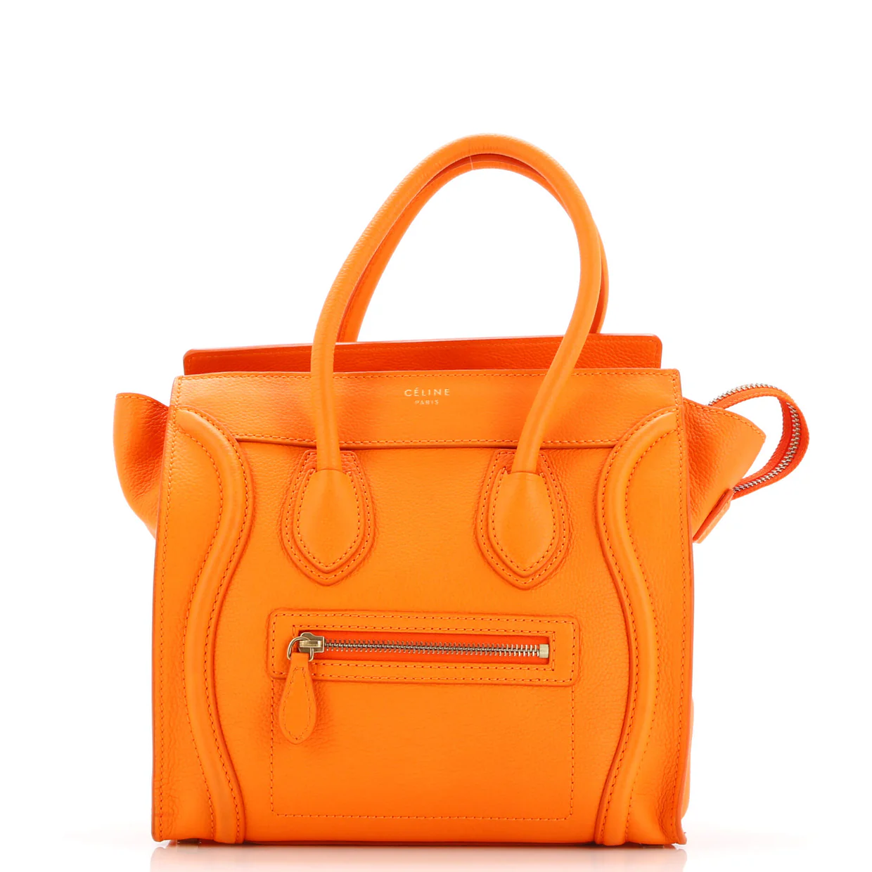 Luggage Bag Grainy Leather Micro - Deep Luxury