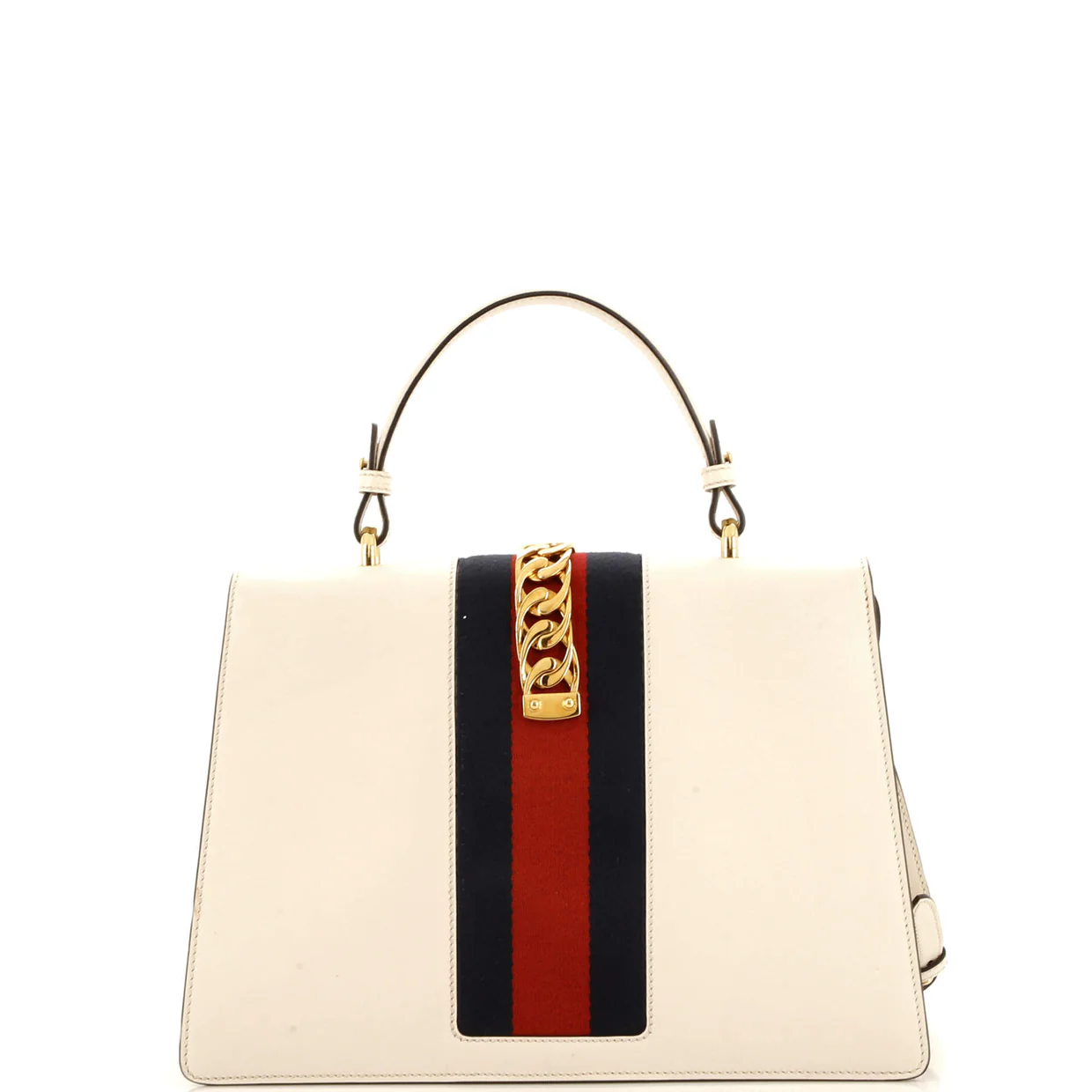 Sylvie Top Handle Bag Embroidered Leather Medium - Deep Luxury