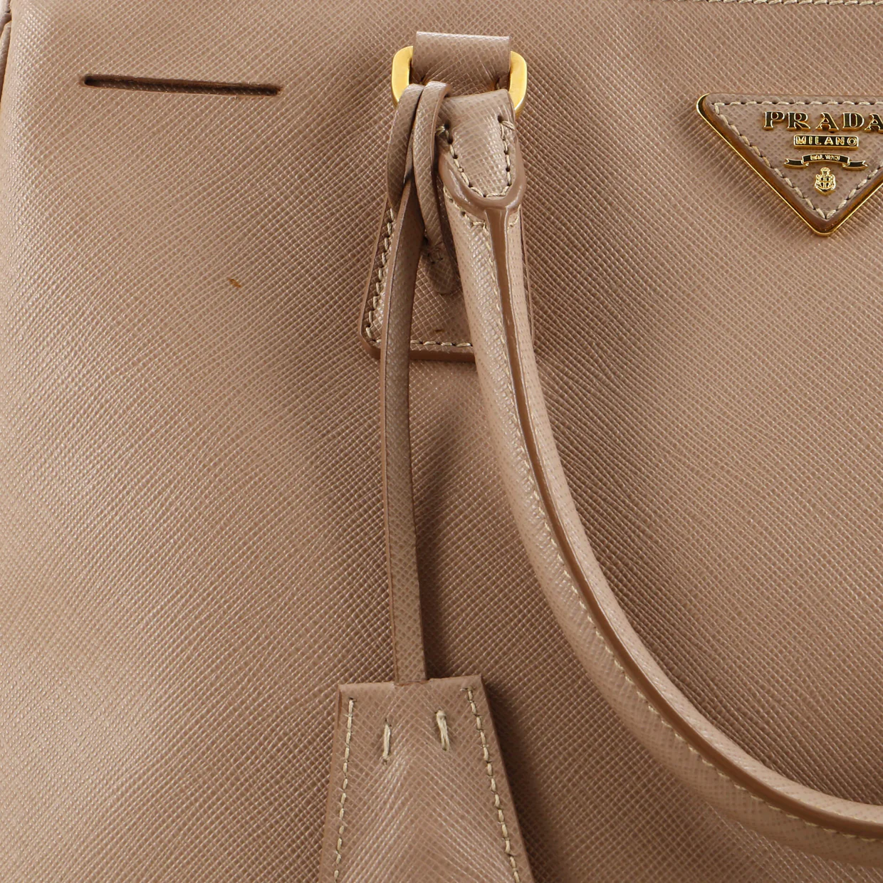 Double Zip Lux Tote Saffiano Leather Medium - Deep Luxury
