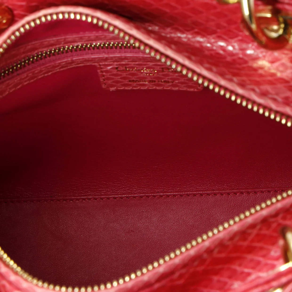 Lady Dior Bag Python Medium - Deep Luxury
