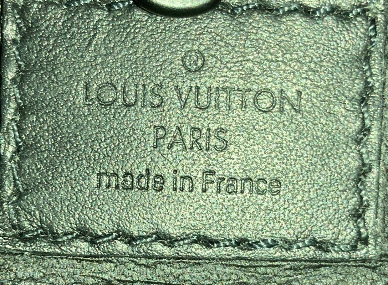 Dopp Kit Toiletry Pouch Taurillon Monogram Leather - Deep Luxury