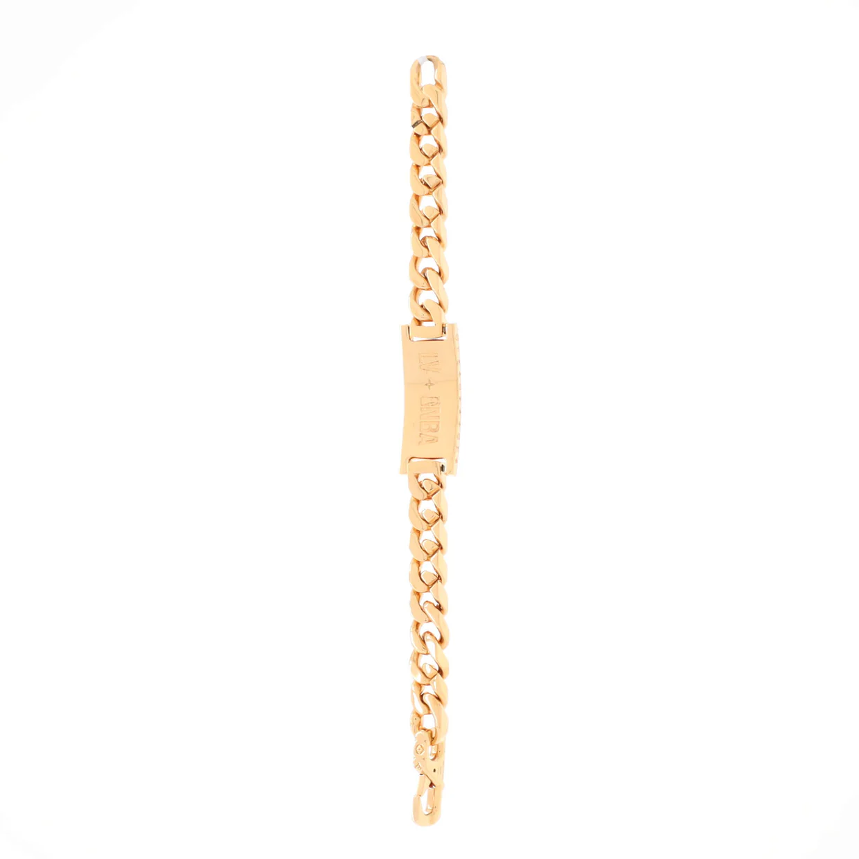 x NBA Logo Plate Chain Bracelet Monogram Metal - Deep Luxury