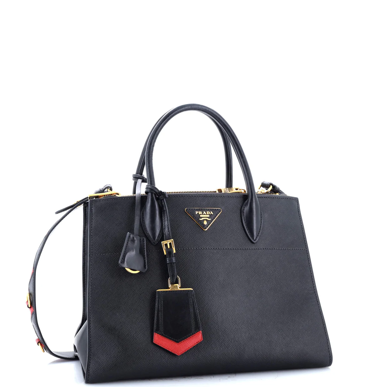 Paradigme Tote Saffiano Leather Medium - Deep Luxury